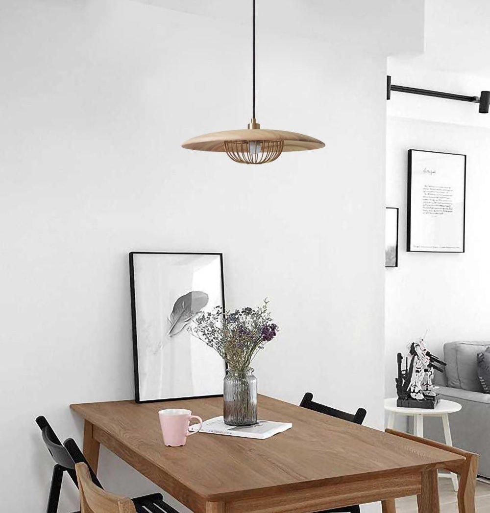 Elanora Wood Retro Vintage Pendant Lamp - Letslighting