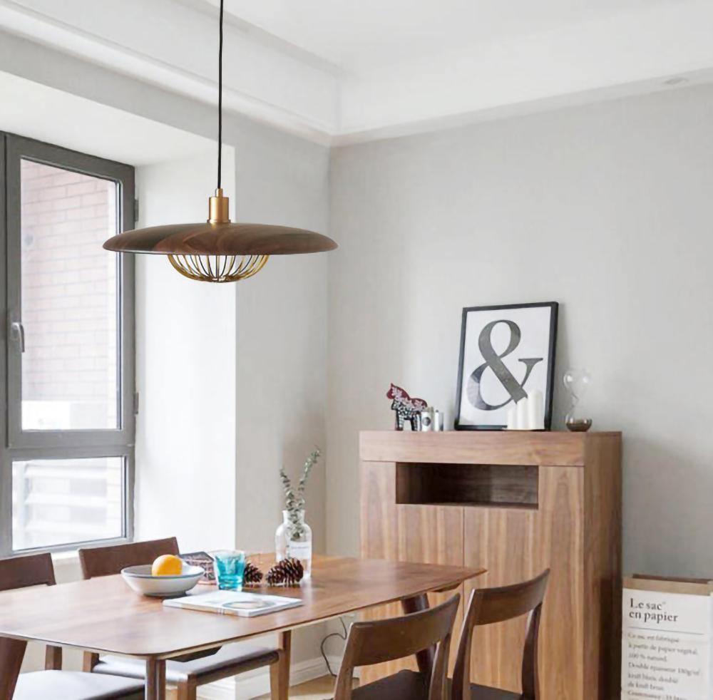 Elanora Wood Retro Vintage Pendant Lamp - Letslighting