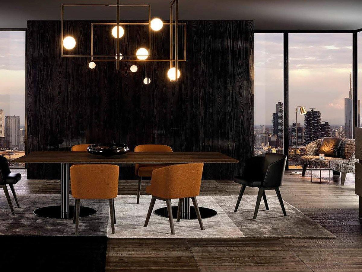 Lustra Chandelier Mondrian Glass Brass Geometric Modern - Letslighting