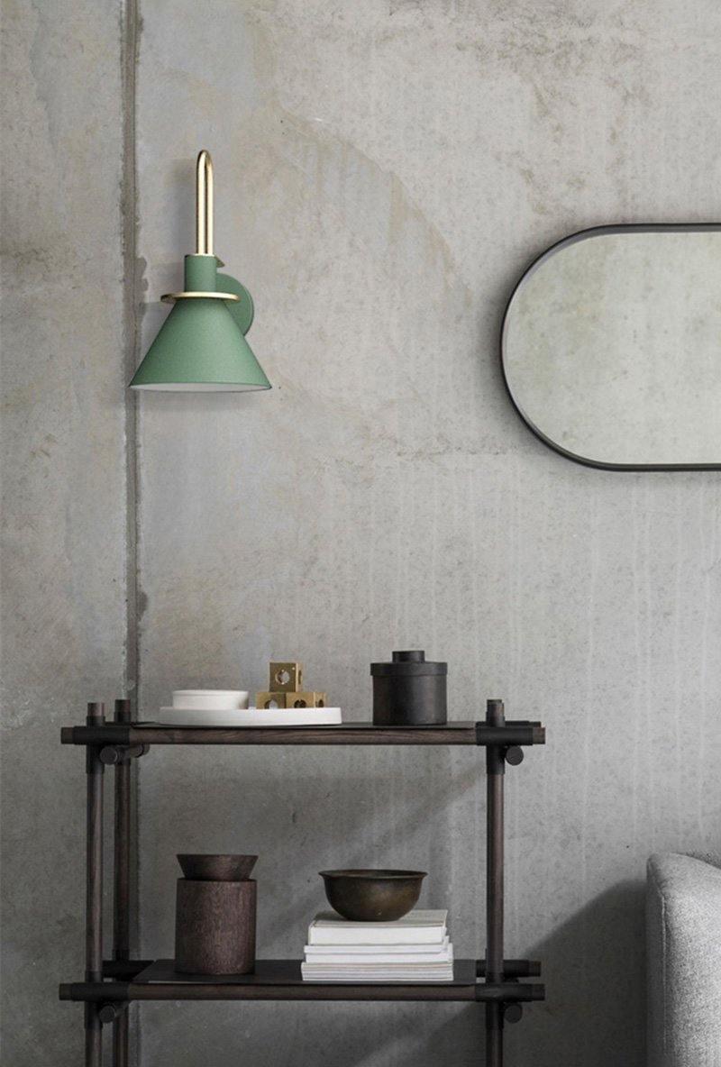 Lustra Wall Lamp Black Gold Minimalist - Letslighting