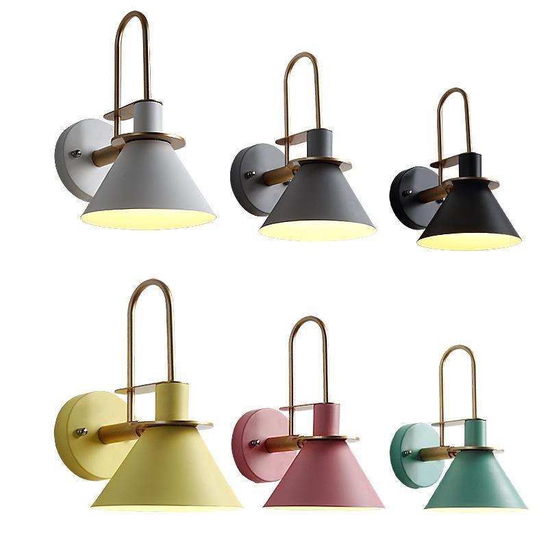 Lustra Wall Lamp Black Gold Minimalist - Letslighting