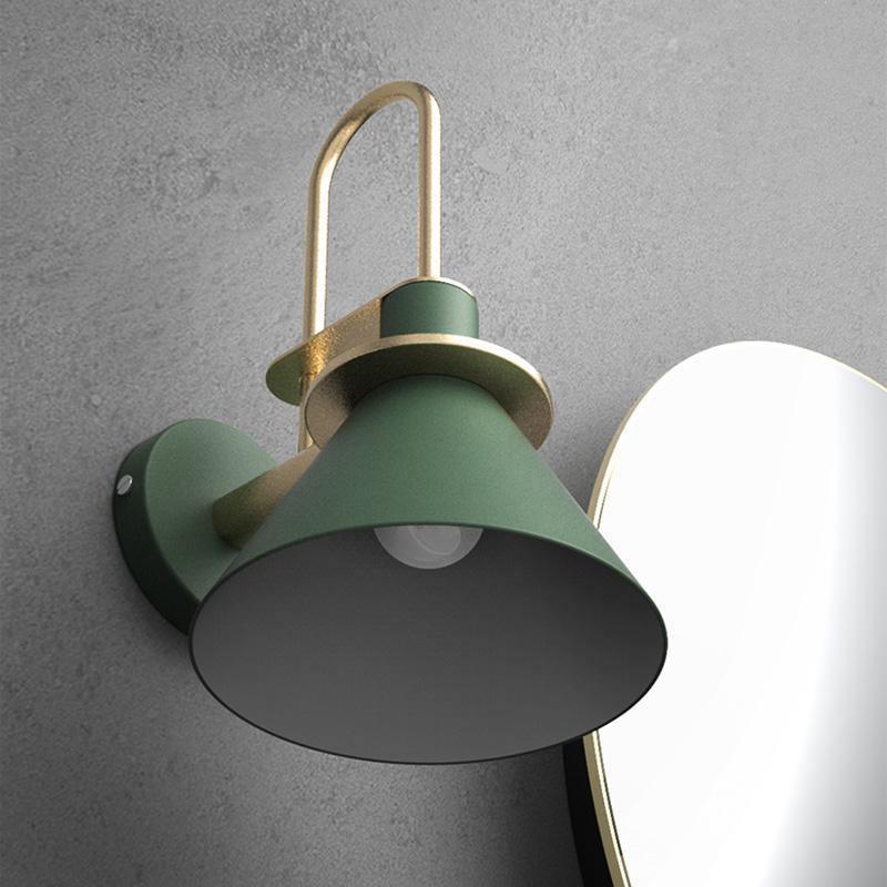 Lustra Wall Lamp Black Gold Minimalist - Letslighting