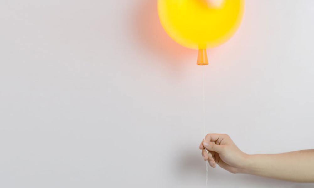 Cheerful Balloon Dream Plastic Wall Light - Letslighting