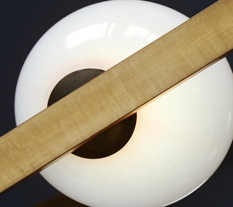 Lustra Chandelier Mondrian Glass Brass Geometric Modern - Letslighting