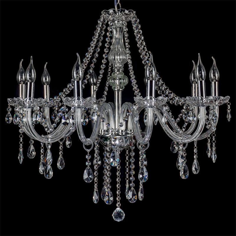 Silva Luxury Candlestick Crystal Chandelier - Letslighting