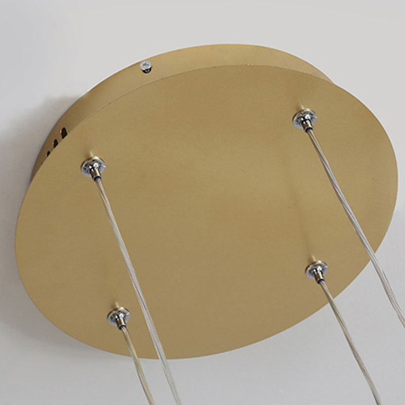 Arisha Modern Pendant Light Tir-Circle Metal