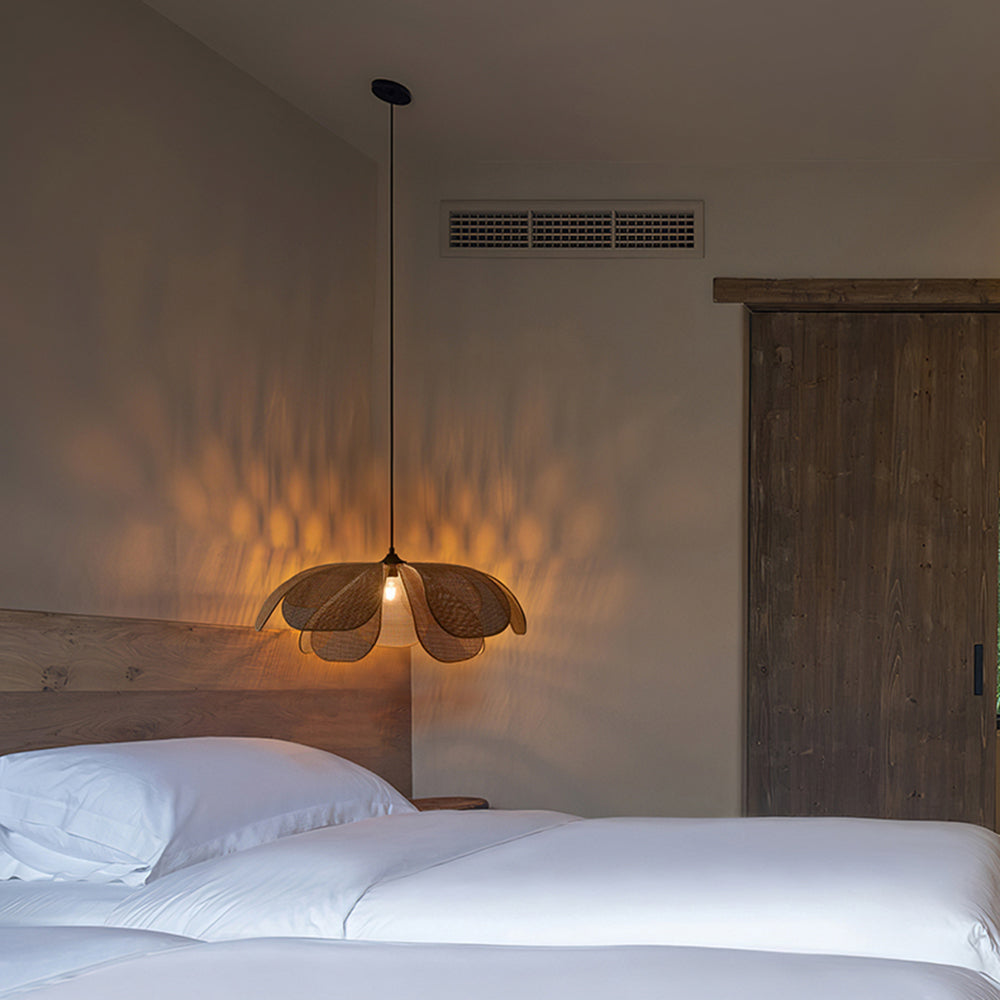 Ritta Handmade Pendant Light, Rattan/Willow Weave - Letslighting