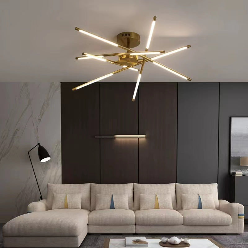 Arisha Modern Linear Metal Acrylic Ceiling Light