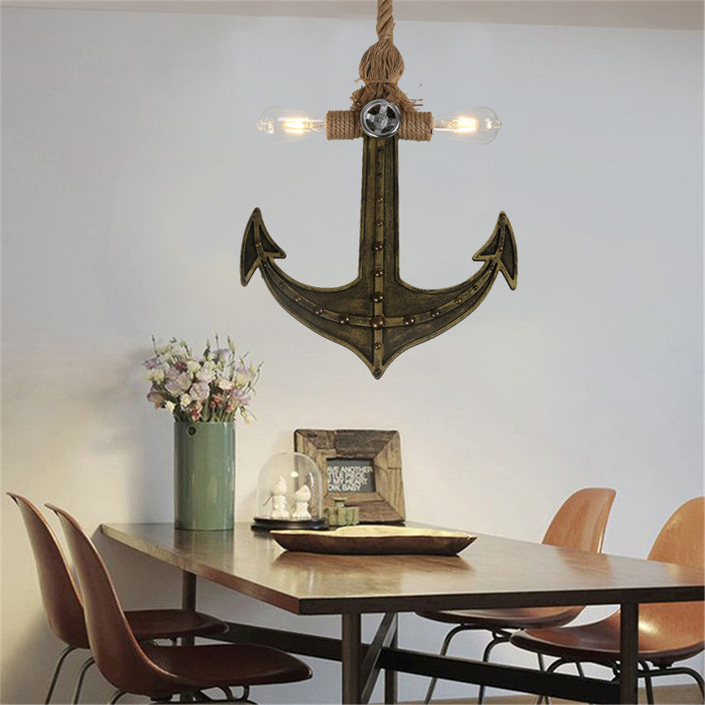 Epoch Industrial LED Pendant Light Grey Metal Bedroom/Living Room - Letslighting