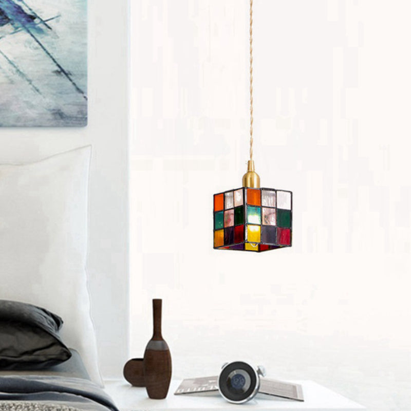 Valentina Retro LED Metal Glass Pendant Light Bedroom Dining Room