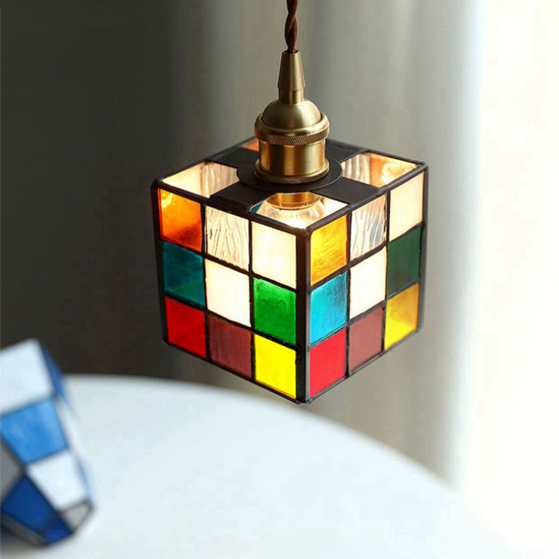 Valentina Retro LED Metal Glass Pendant Light Bedroom Dining Room