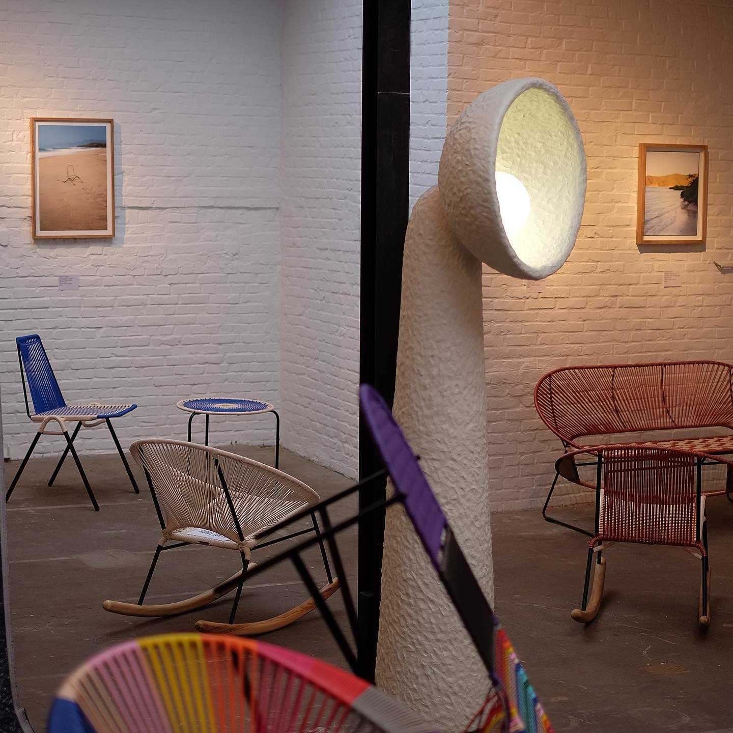 Ernionis Textured Ceramic Floor Lamp - Letslighting