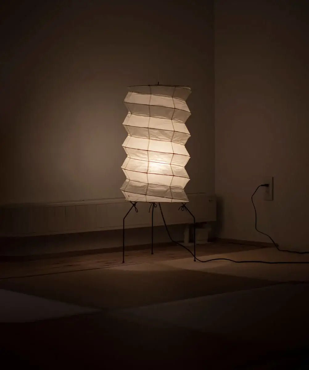 Diego Minimalist Rice Paper Floor Lamp - Letslighting