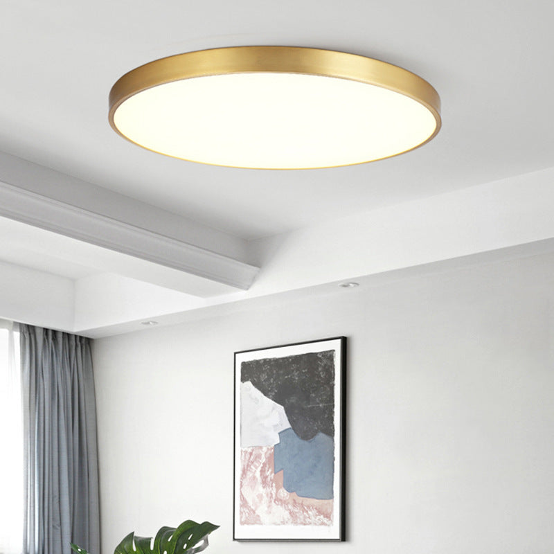 Arisha Nordic LED Round Flush Mount Ceiling Light &Acrylic - Letslighting