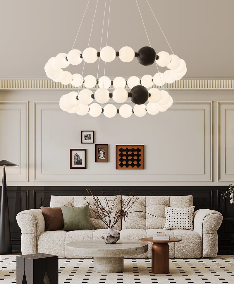 Celestial Bead Ring Chandelier - Letslighting