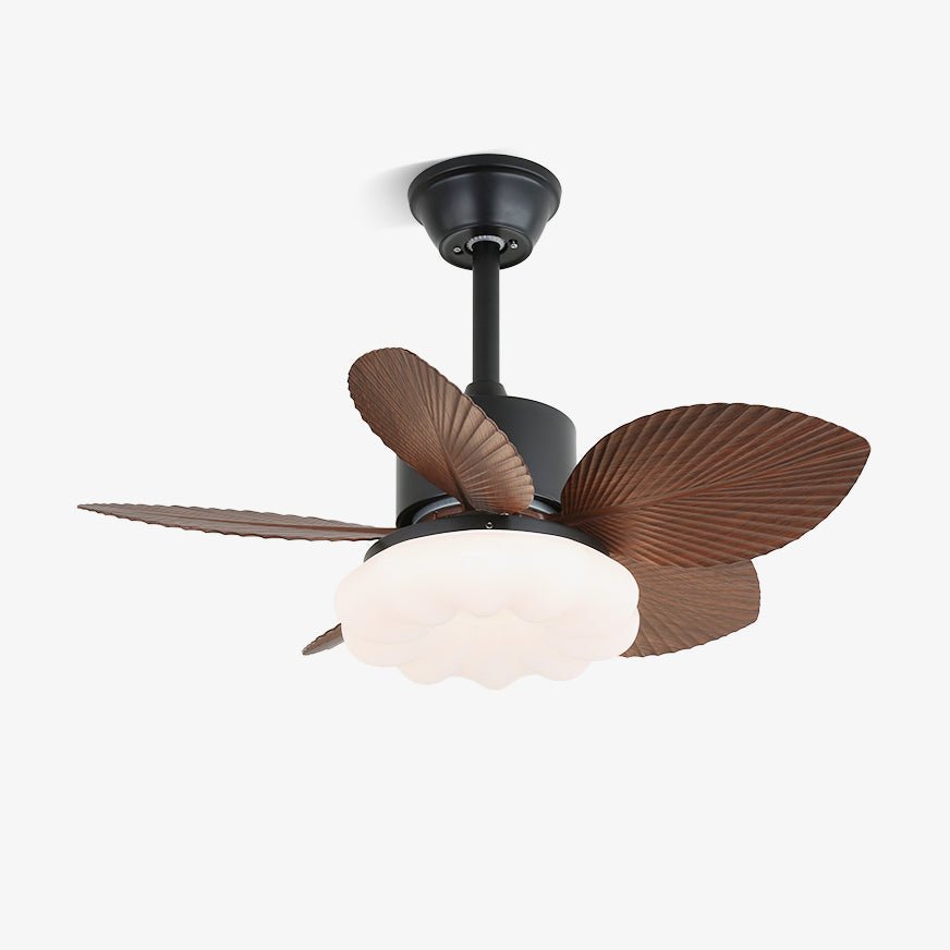 Liora Tropical Wood Ceiling Fan Light - Letslighting
