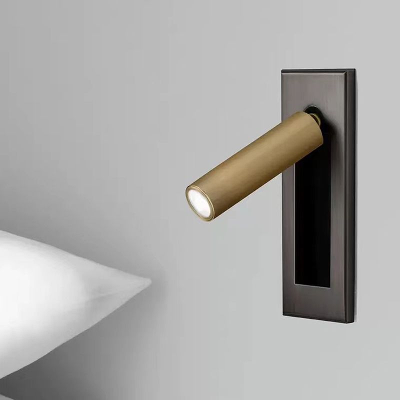 Arisha Modern Rotatable Embedded Bedside Sconce, Cylindrical/Square - Letslighting