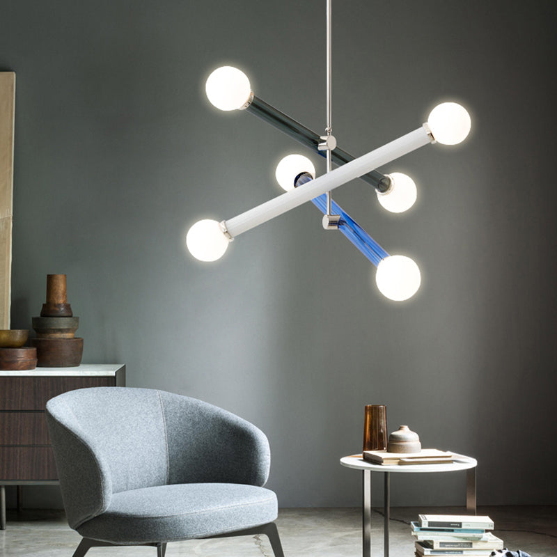 Avi Modern Metal/Glass Creative Children Bedroom Pendant Light Adjustable