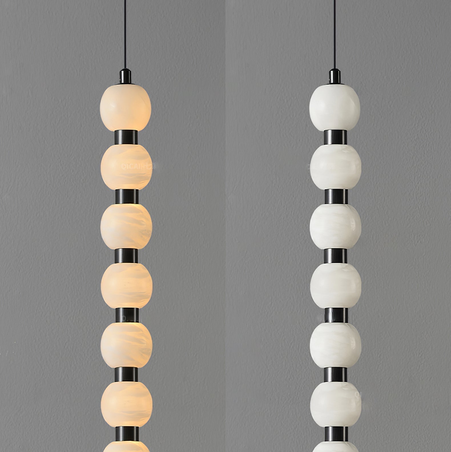 Lyra Modern Alabaster Pendant Light
