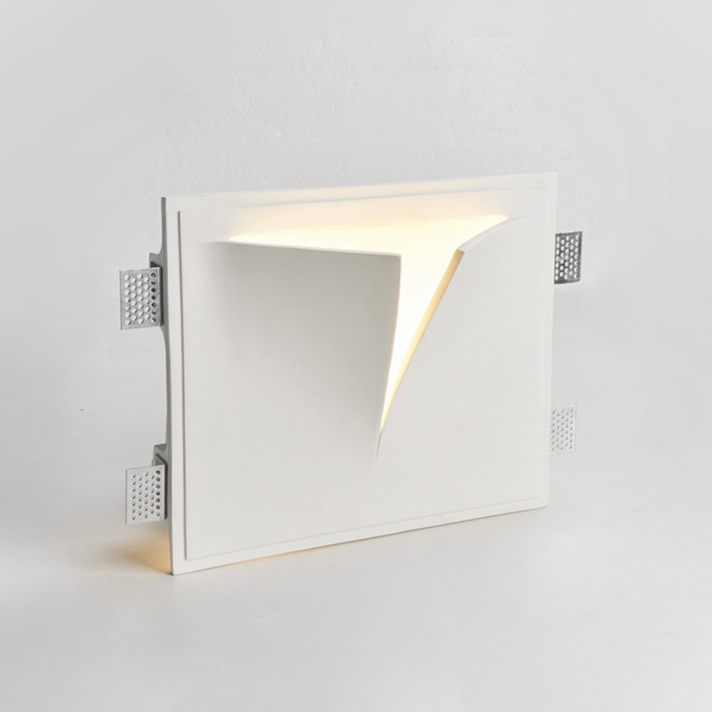 Aria Modern Recessed Metal Plaster LED Wall Lamp - Letslighting