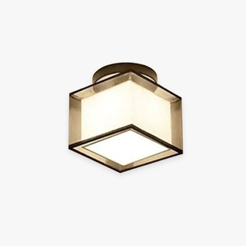 Arisha Modern & Fabric Flush Mount Ceiling Light, 2 Style - Letslighting