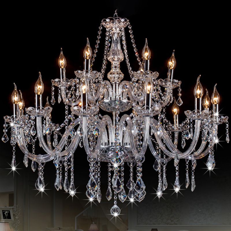 Silva Luxury Candlestick Crystal Chandelier - Letslighting