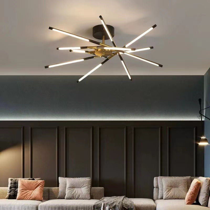 Arisha Modern Linear Metal Acrylic Ceiling Light
