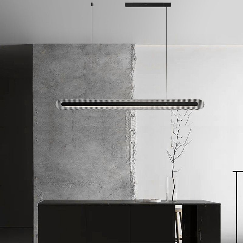 Arisha Minimalist Linear Metal Acrylic Pendant Light - Letslighting
