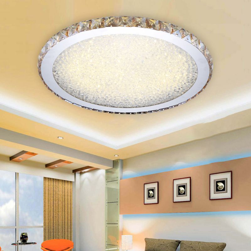 Kristy Round Flush Mount Ceiling Light Living Room - Letslighting