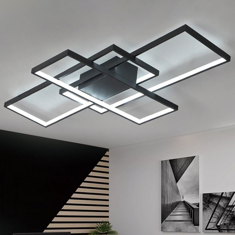 Arisha Modern Multi Rectangular Flush Mount Ceiling Light - Letslighting