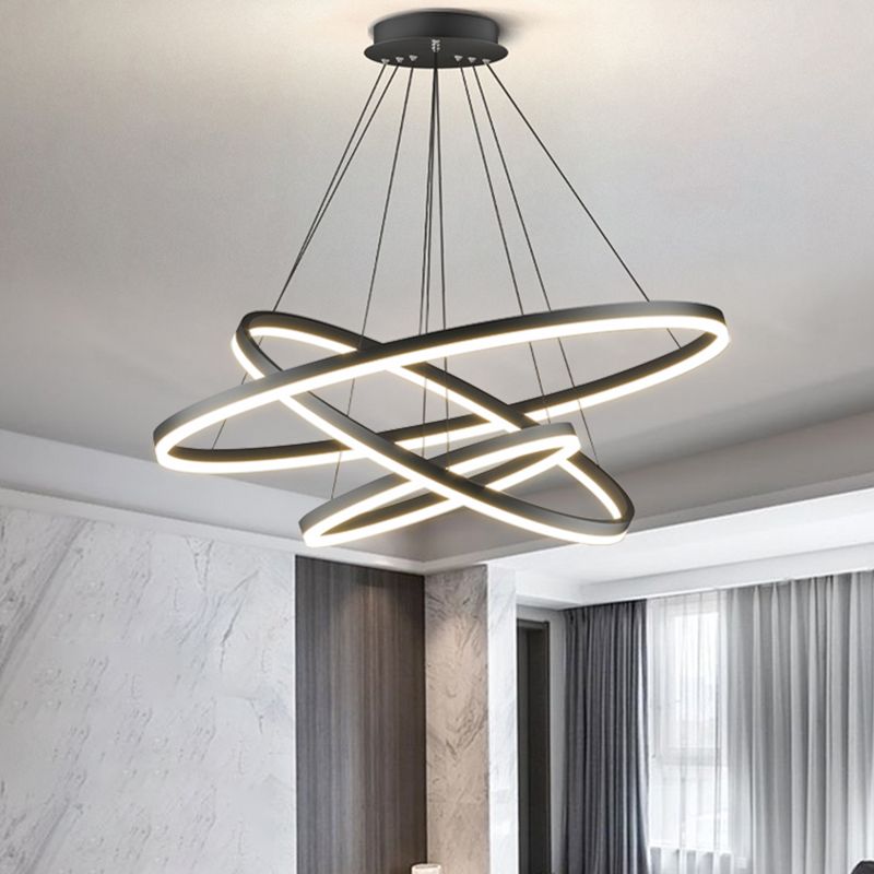Arisha 3-Rings Modern Pendant Light