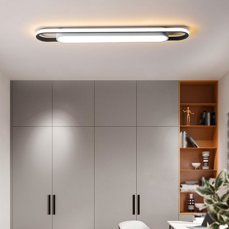 Arisha Modern Dou-Layer Flush Mount LED Ceiling Light