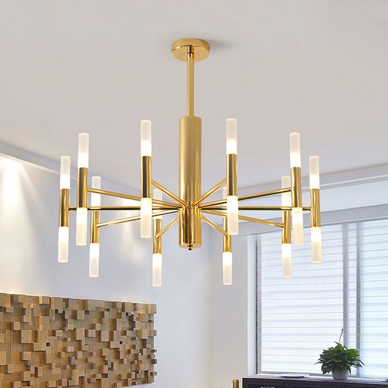 Marilyn Modern Cylindrical Metal Chandelier