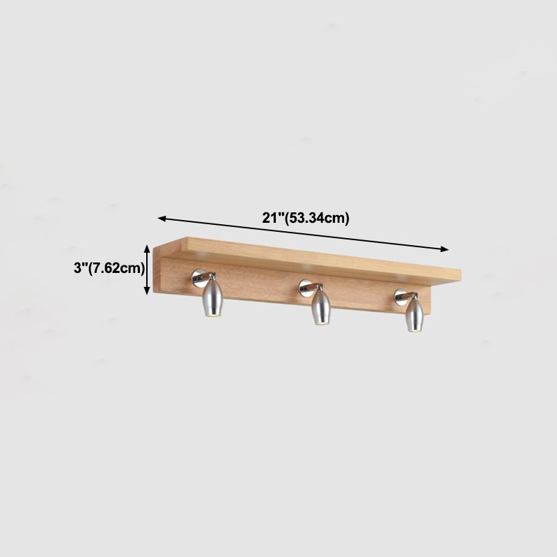 Muto Minimalist Wood Vanity Wall Lamp Bedroom - Letslighting