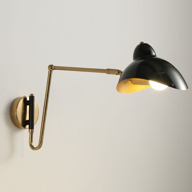 Epoch Industrial Swing Arm Vanity Wall Lamp - Letslighting