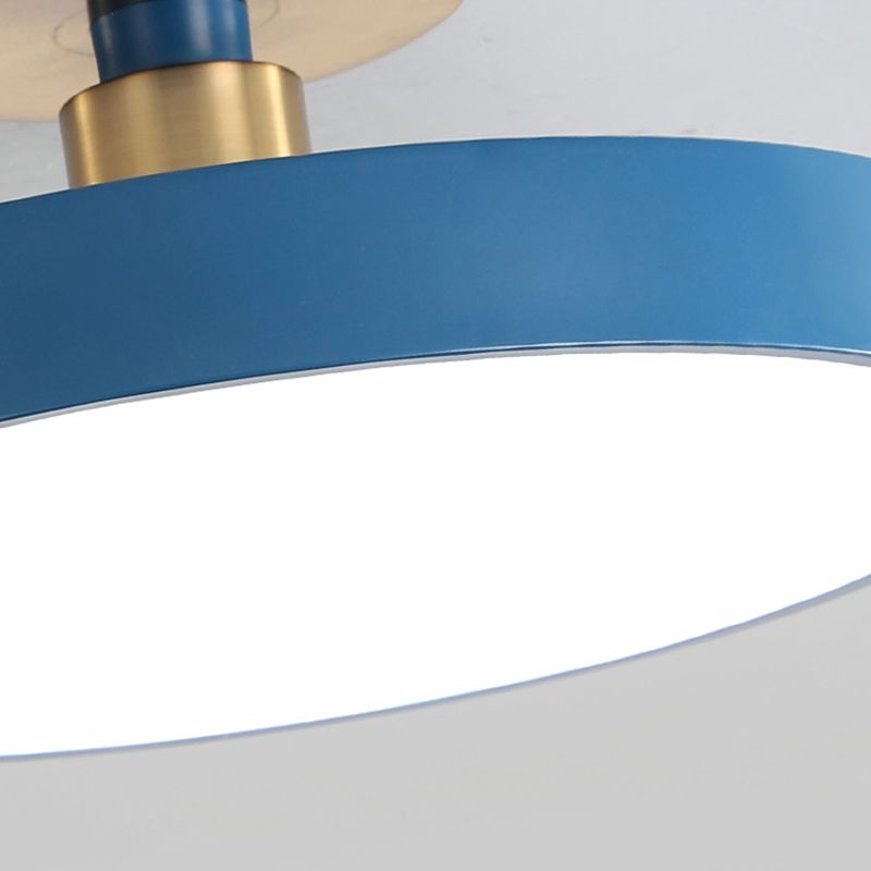 Aria Nordic Minimalist Round Flush Mount Ceiling Light