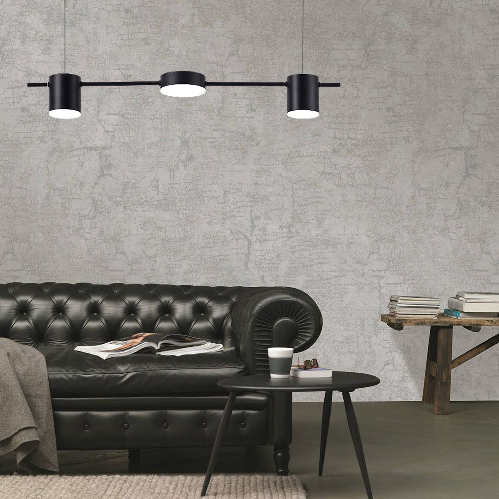 Arisha Metal Simple Linear Pendant Light 3/5Heads