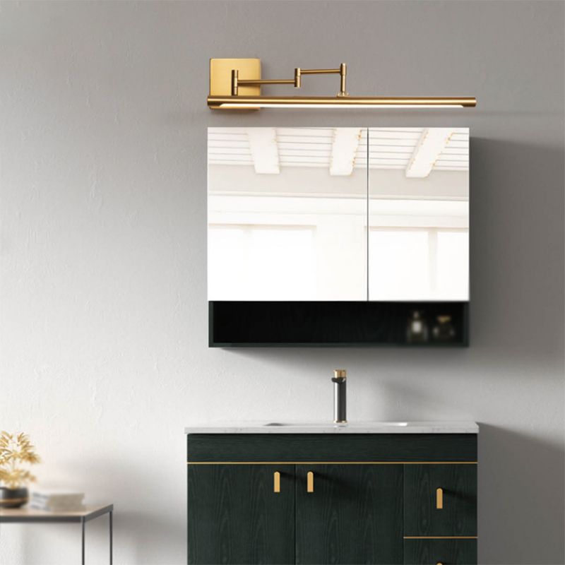 Arisha Modern Adjustable Mirror Front Vanity Metal Acrylic LED Wall Lamp