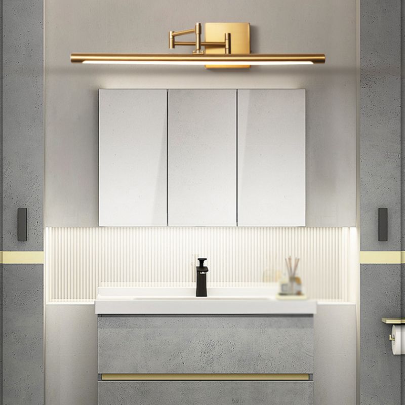 Arisha Modern Adjustable Mirror Front Vanity Metal Acrylic LED Wall Lamp