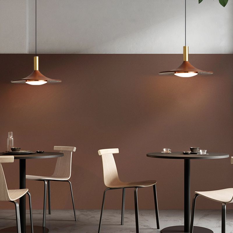 Arisha Rustic Cap-shaped Wooden Pendant Light, Natural Wood - Letslighting