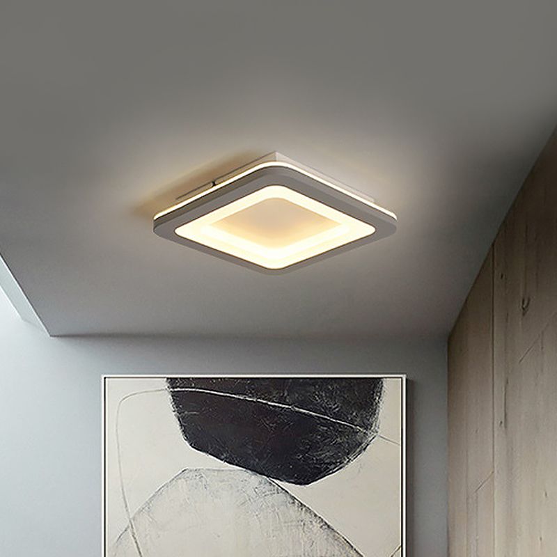 Arisha Modern Flower Metal Flush Mount Ceiling Light Gray