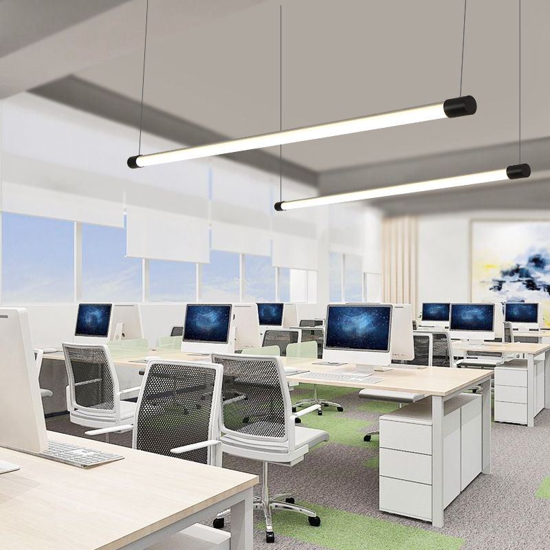 Arisha Minimalist Linear Office Pendant Light
