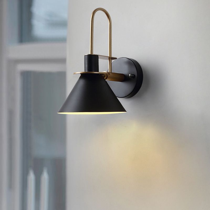 Valentina Vintage Horn Shape Metal Wall Lamp Living Room/Bedroom/Bathroom