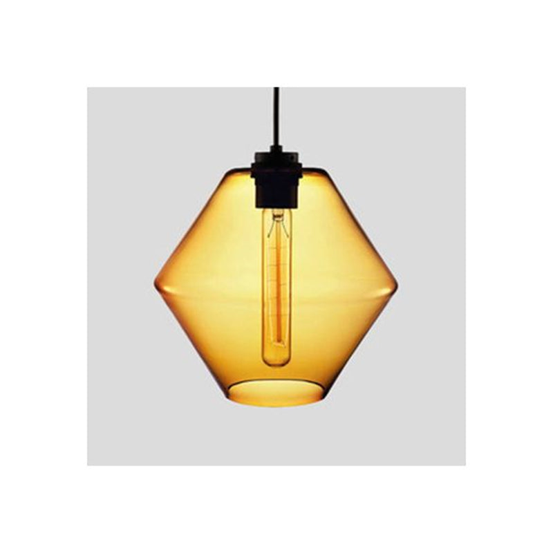 Arisha Modern Art Deco LED Cylindrical /Glass Pendant Light - Letslighting