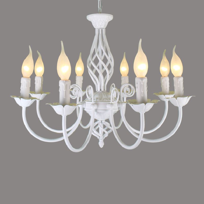 Silva Pendant Light Candle Retro Metal Glass Restaurant