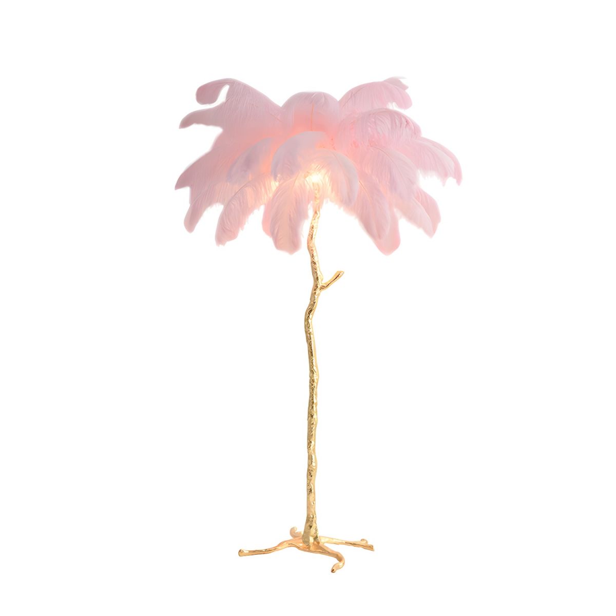 O'Moore Nordic Luxury Unique Ostrich Feather Floor Lamp/Table Lamp - Letslighting