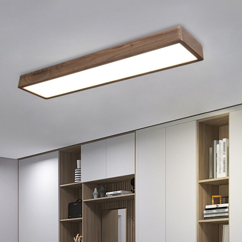 Muto Rectangular Designer Flush Mount Ceiling Light