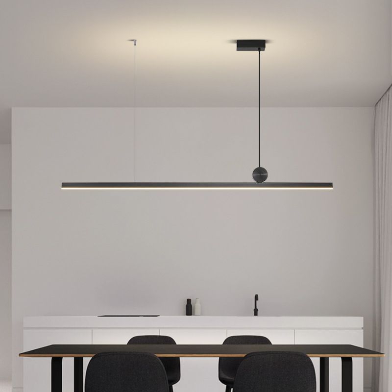 Arisha Pendant Light Asymmetrical Linear Modern Metal Study - Letslighting