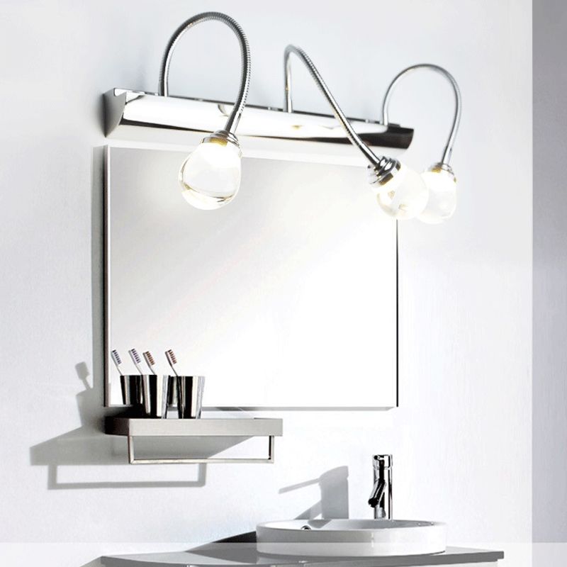 Arisha Modern Curve Around Steel Acrylic Wall Lamp - Letslighting