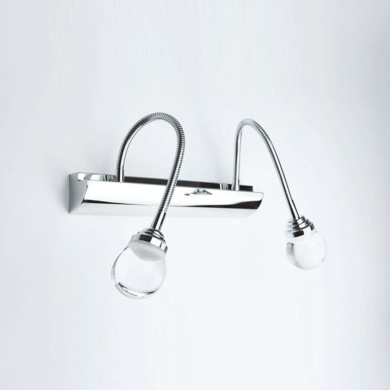 Arisha Modern Curve Around Steel Acrylic Wall Lamp - Letslighting